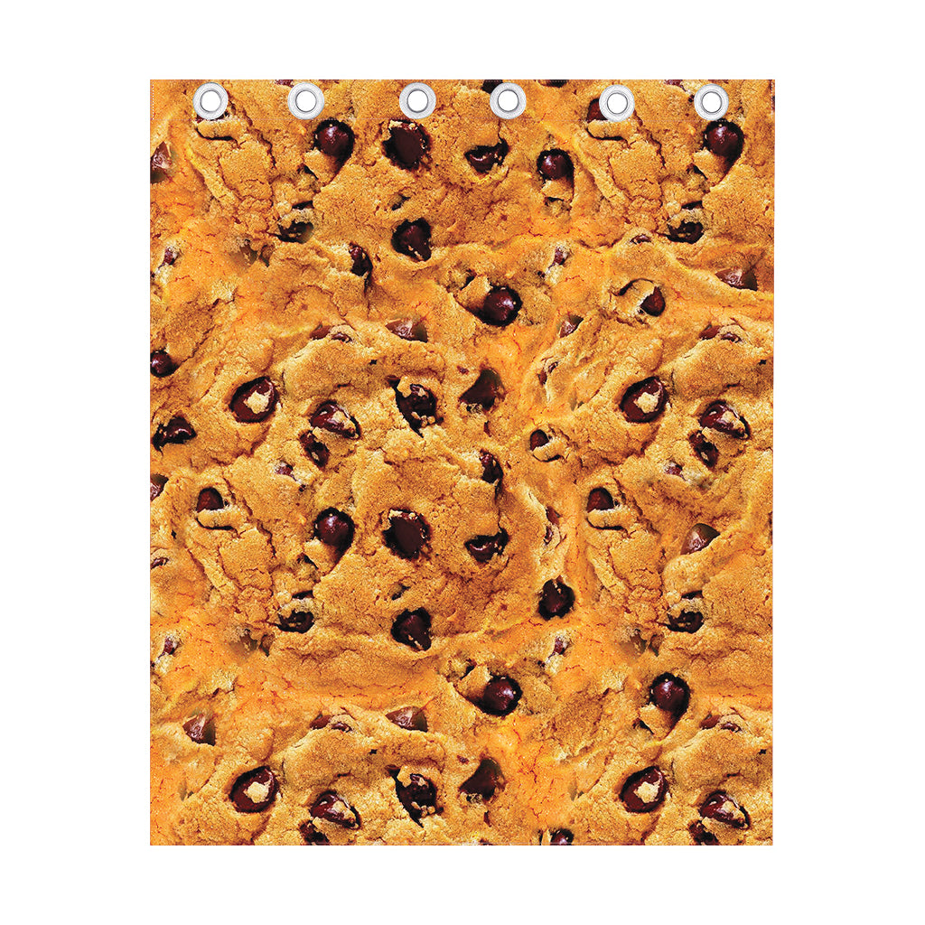 Chocolate Chip Cookie Print Curtain