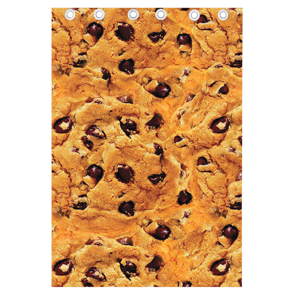 Chocolate Chip Cookie Print Curtain