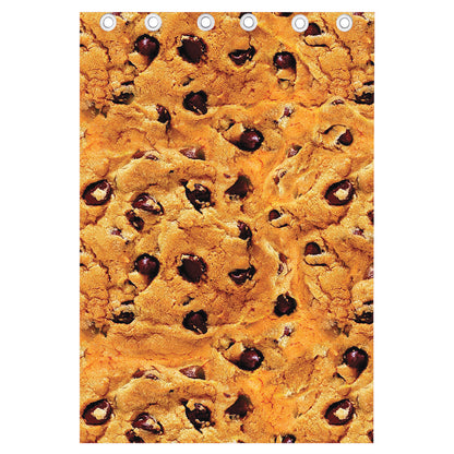 Chocolate Chip Cookie Print Curtain