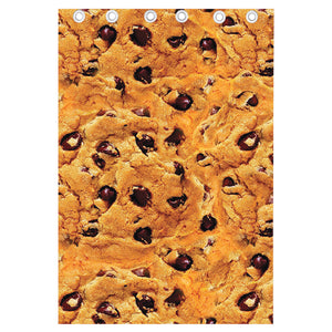 Chocolate Chip Cookie Print Curtain