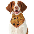 Chocolate Chip Cookie Print Dog Bandana
