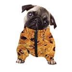 Chocolate Chip Cookie Print Dog Zip Up Jacket