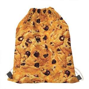 Chocolate Chip Cookie Print Drawstring Bag