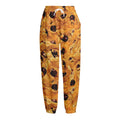 Chocolate Chip Cookie Print Fleece Lined Knit Pants