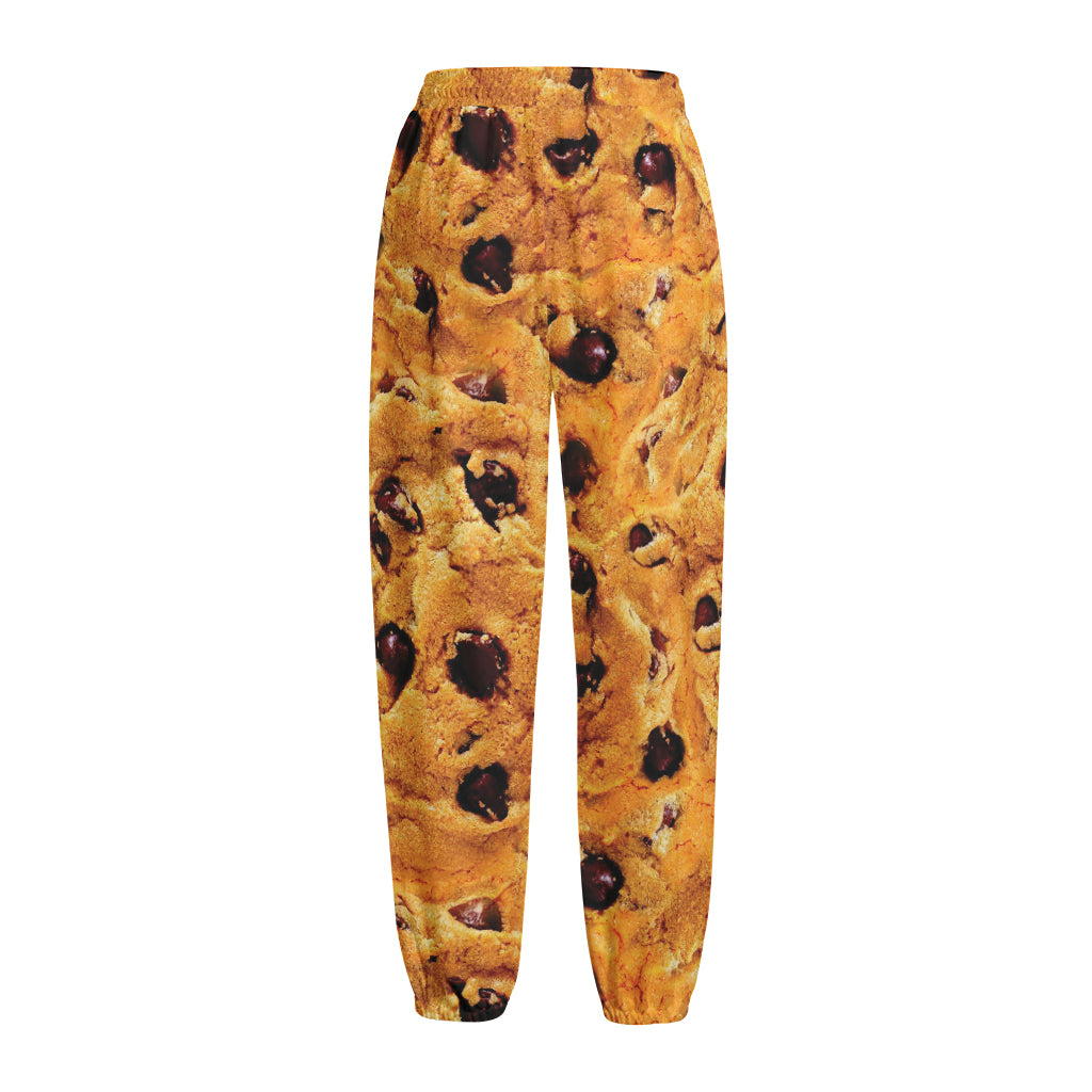Chocolate Chip Cookie Print Fleece Lined Knit Pants