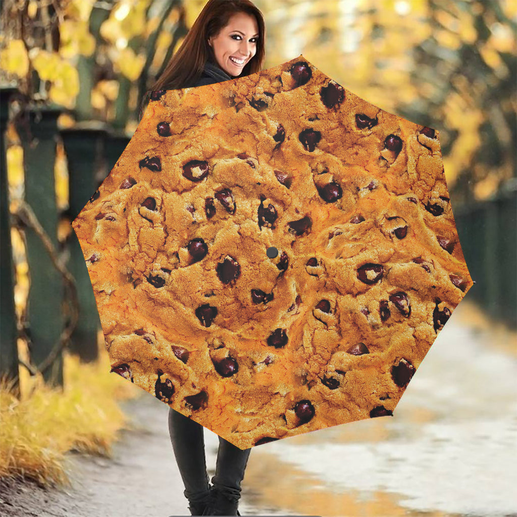 Chocolate Chip Cookie Print Foldable Umbrella