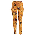 Chocolate Chip Cookie Print High-Waisted Pocket Leggings