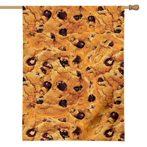 Chocolate Chip Cookie Print House Flag