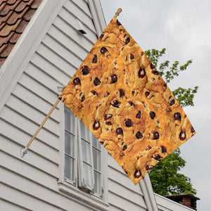 Chocolate Chip Cookie Print House Flag