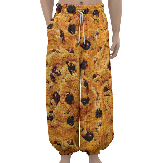 Chocolate Chip Cookie Print Lantern Pants
