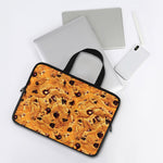 Chocolate Chip Cookie Print Laptop Sleeve With Handle