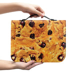 Chocolate Chip Cookie Print Leather Bible Cover