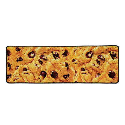 Chocolate Chip Cookie Print Long Kitchen Mat