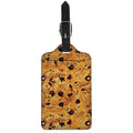 Chocolate Chip Cookie Print Luggage Tag