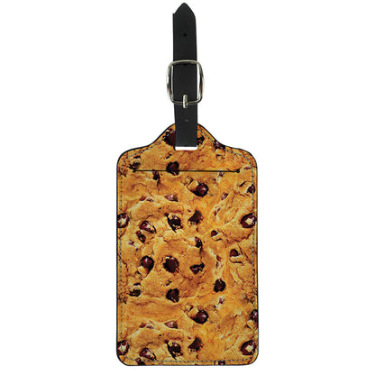 Chocolate Chip Cookie Print Luggage Tag