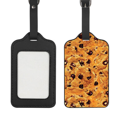 Chocolate Chip Cookie Print Luggage Tag