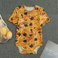 Chocolate Chip Cookie Print Men's Bodysuit