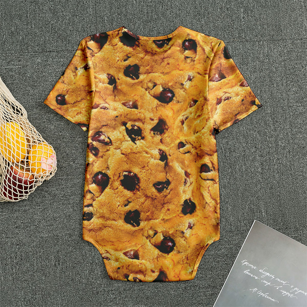 Chocolate Chip Cookie Print Men's Bodysuit