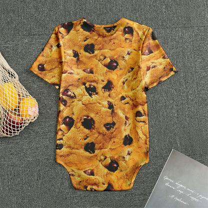 Chocolate Chip Cookie Print Men's Bodysuit