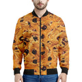 Chocolate Chip Cookie Print Men's Bomber Jacket