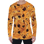 Chocolate Chip Cookie Print Men's Long Sleeve T-Shirt