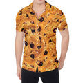 Chocolate Chip Cookie Print Men's Shirt
