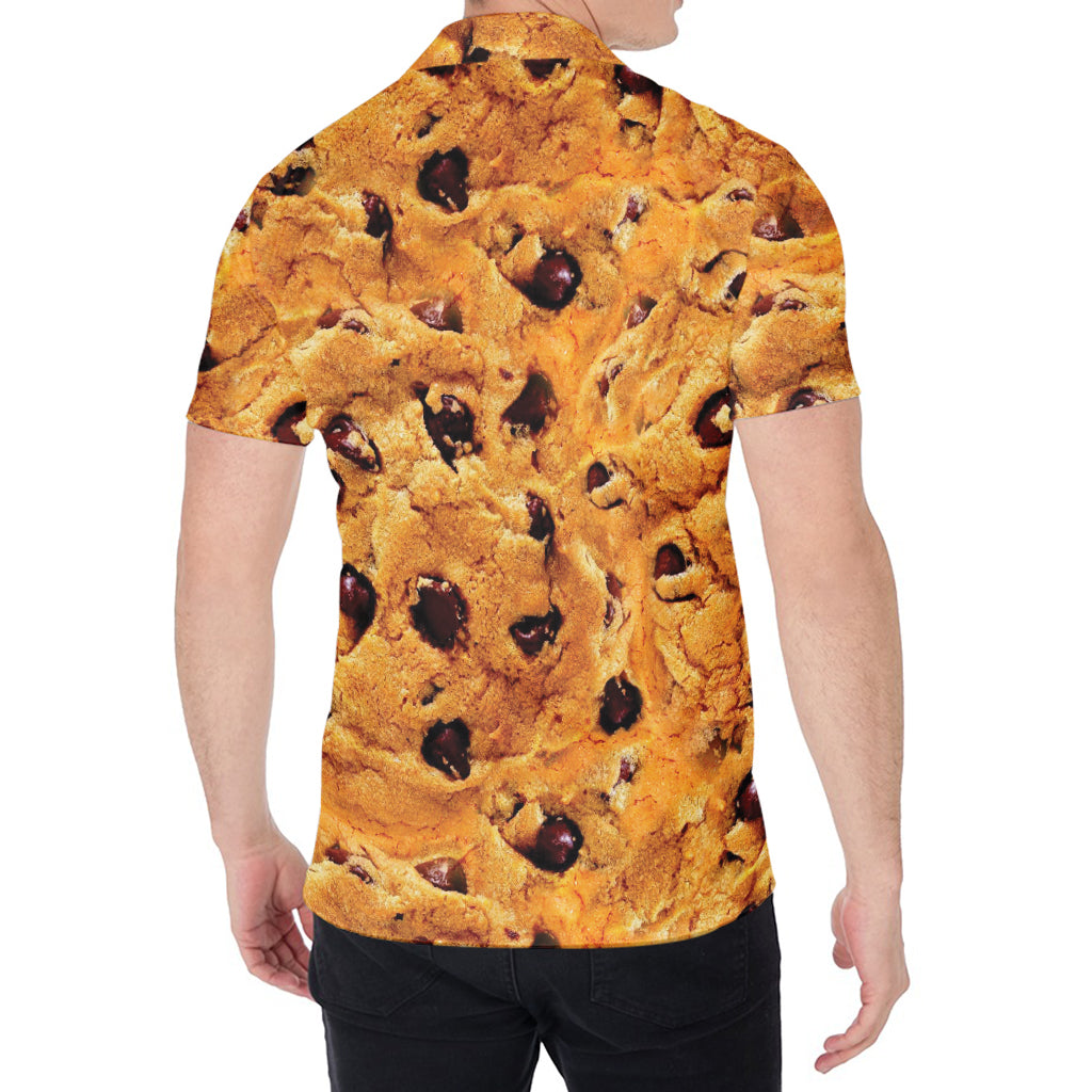 Chocolate Chip Cookie Print Men's Shirt