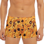 Chocolate Chip Cookie Print Men's Short Boxer Briefs