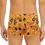 Chocolate Chip Cookie Print Men's Short Boxer Briefs