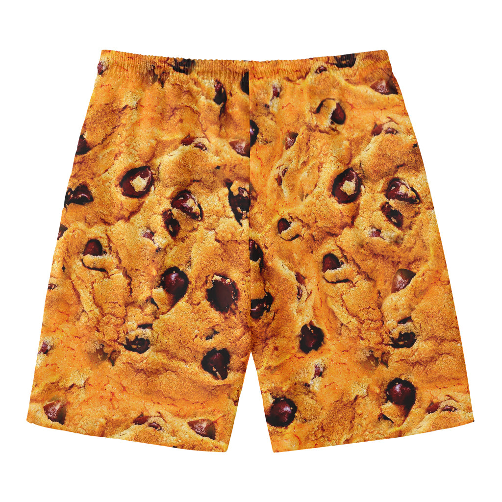 Chocolate Chip Cookie Print Men's Swim Trunks