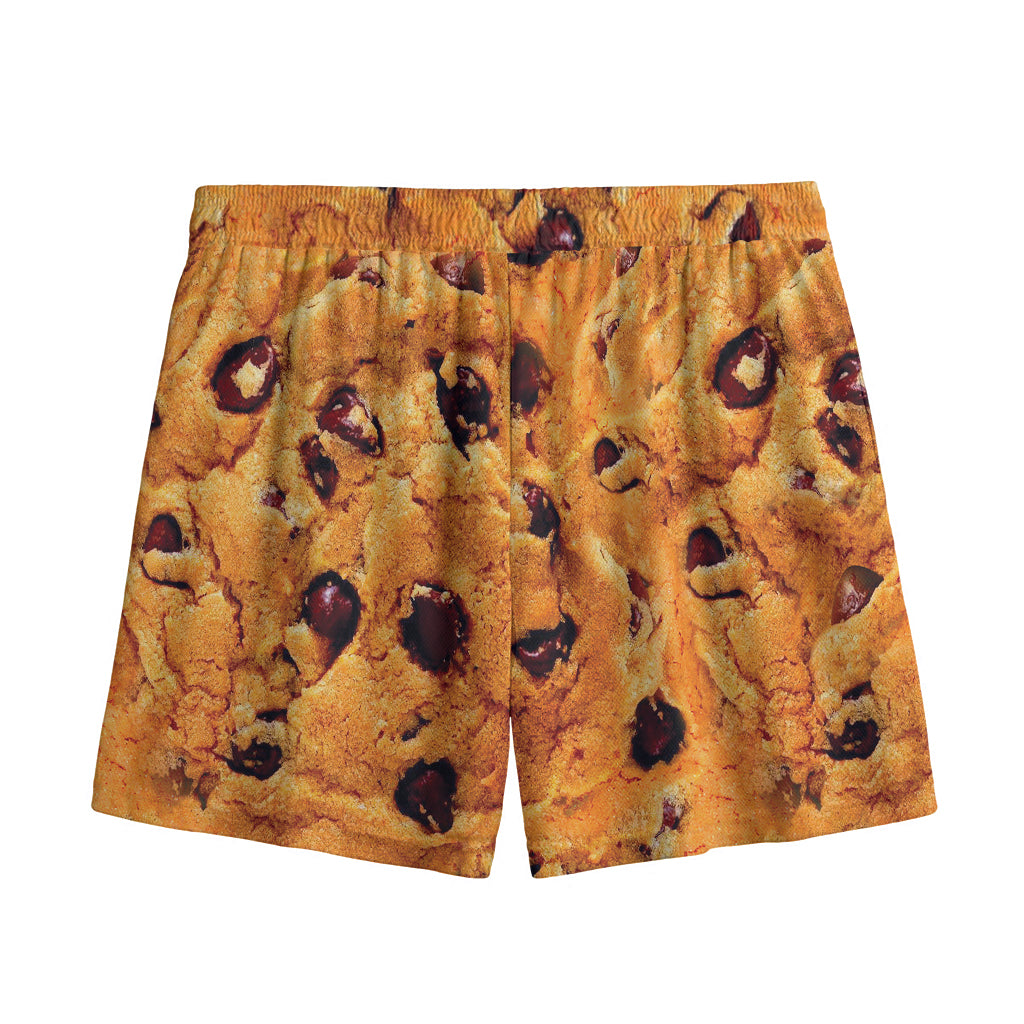 Chocolate Chip Cookie Print Mesh Shorts