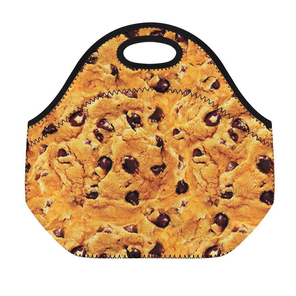 Chocolate Chip Cookie Print Neoprene Lunch Bag