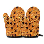 Chocolate Chip Cookie Print Oven Mitts