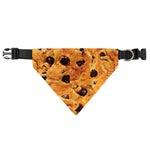 Chocolate Chip Cookie Print Over The Collar Dog Bandana