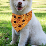 Chocolate Chip Cookie Print Over The Collar Dog Bandana