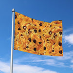 Chocolate Chip Cookie Print Polyester Flag