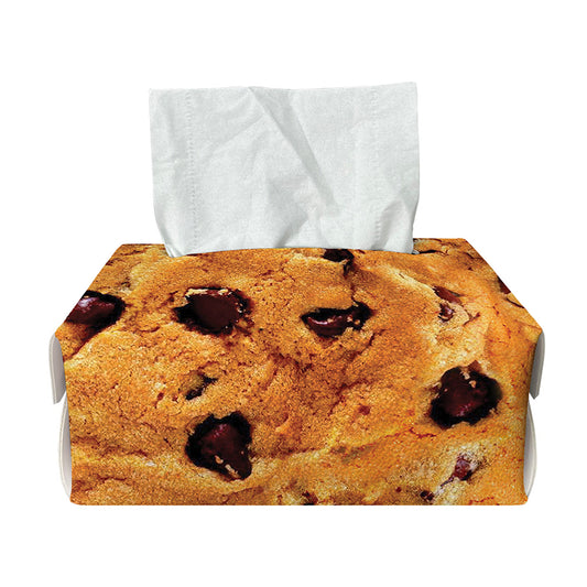Chocolate Chip Cookie Print Rectangle Tissue Box Cover
