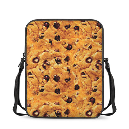 Chocolate Chip Cookie Print Rectangular Crossbody Bag
