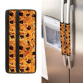 Chocolate Chip Cookie Print Refrigerator Handle Covers