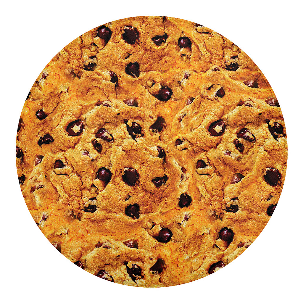 Chocolate Chip Cookie Print Round Blanket