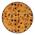 Chocolate Chip Cookie Print Round Floor Mat