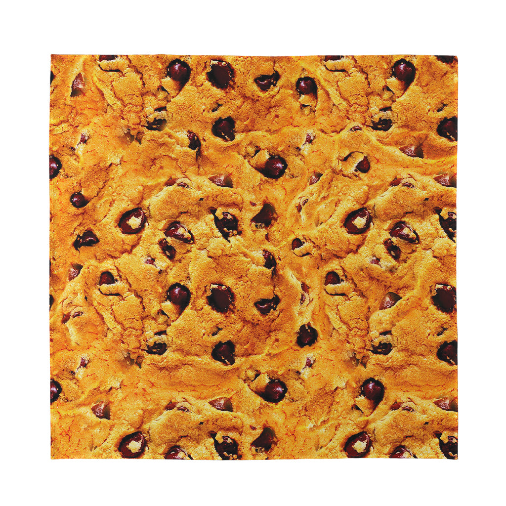 Chocolate Chip Cookie Print Silk Bandana
