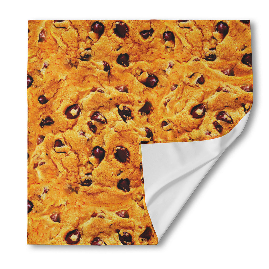 Chocolate Chip Cookie Print Silk Bandana