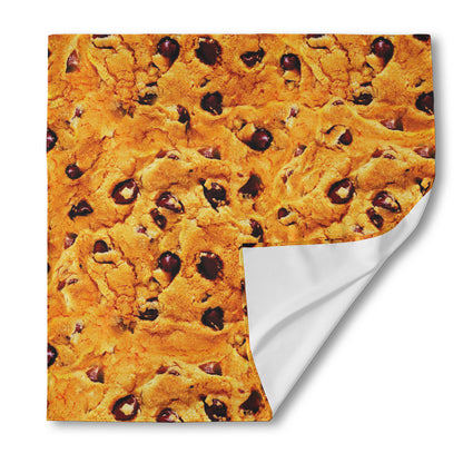 Chocolate Chip Cookie Print Silk Bandana