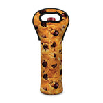 Chocolate Chip Cookie Print Single Neoprene Wine Tote