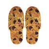 Chocolate Chip Cookie Print Slippers