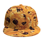 Chocolate Chip Cookie Print Snapback Cap