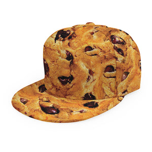 Chocolate Chip Cookie Print Snapback Cap