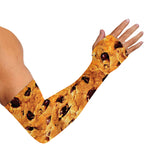 Chocolate Chip Cookie Print Sun Protection Arm Sleeves