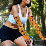 Chocolate Chip Cookie Print Sun Protection Arm Sleeves